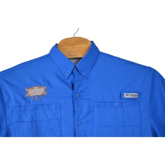 Columbia PFG Shirt M – Vivid Blue - Picture 2 of 4